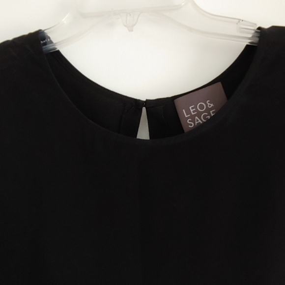 Silk black top - Picture 2 of 5